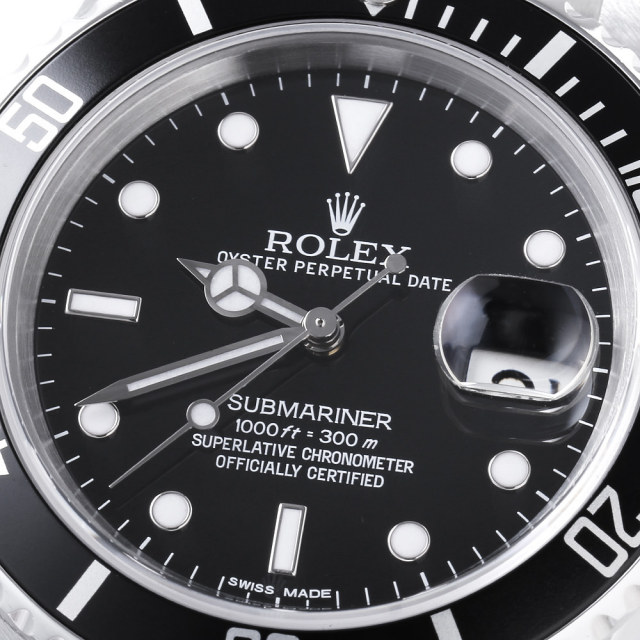 16800 ブラック ROLEX（ロレックス）サブマリーナ デイト 中古