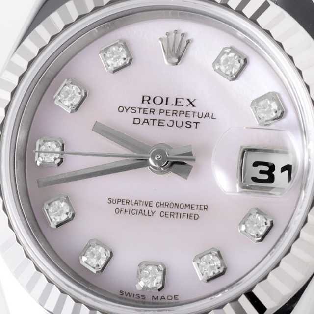 ロレックス デイトジャスト 179174NG レディース 中古