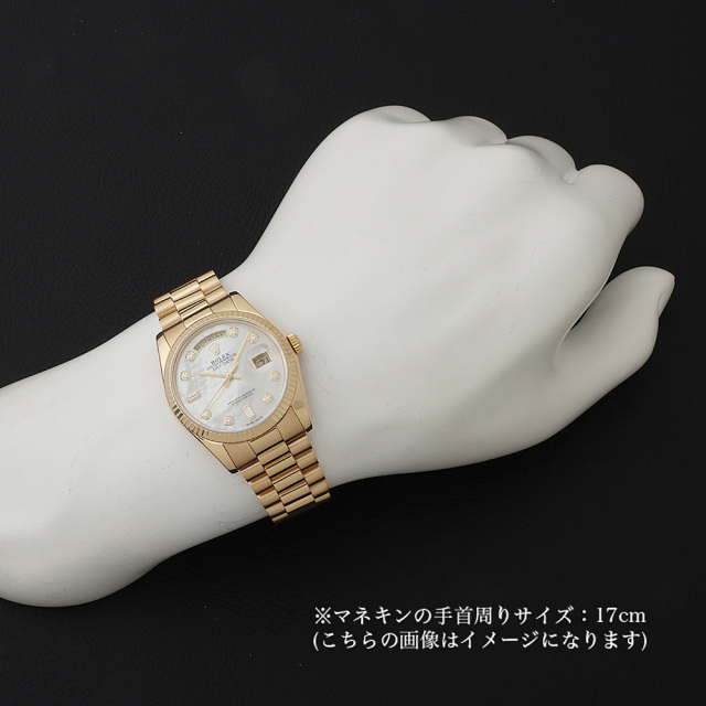 118238NA ホワイトシェル ROLEX（ロレックス）デイデイト 8P
