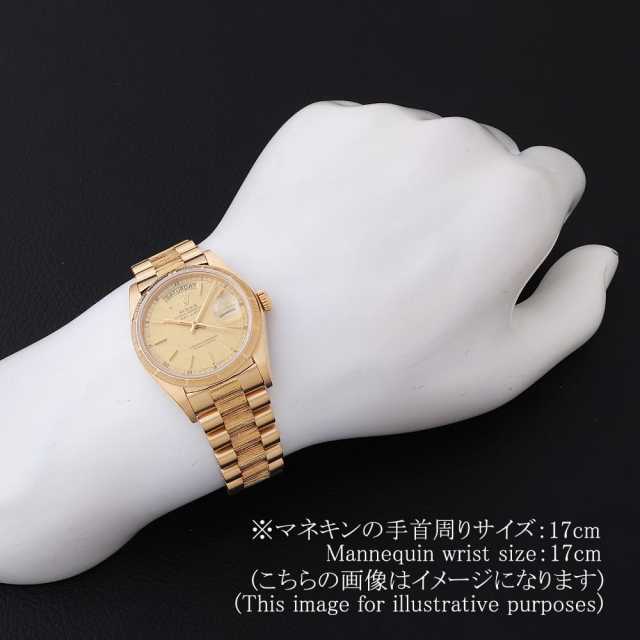 18078 シャンパン ROLEX（ロレックス）デイデイト バーク 中古