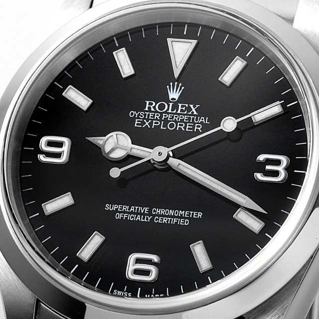 14270 ブラック ROLEX（ロレックス）エクスプローラーI 中古