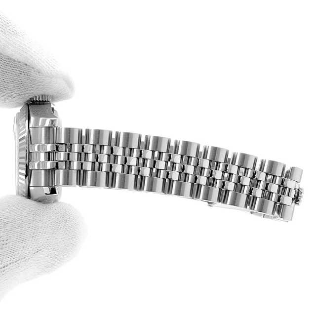 179174G シルバー ROLEX（ロレックス）デイトジャスト 10Pダイヤ