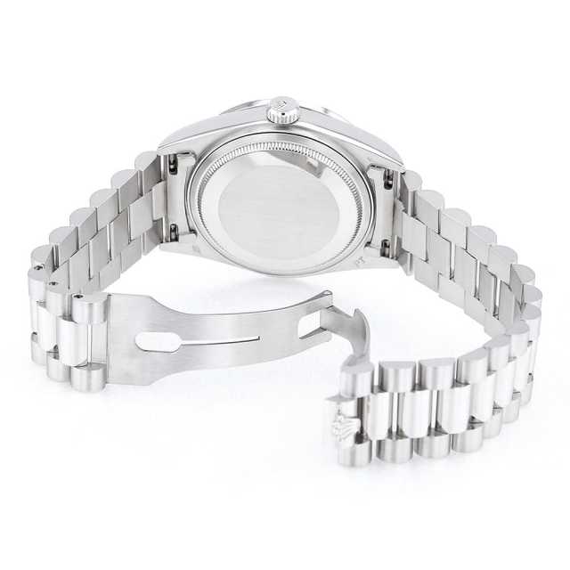 18046A シルバー ROLEX（ロレックス）デイデイト ベゼルダイヤ 8P