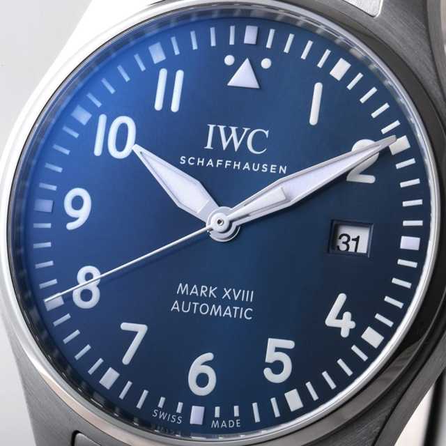 IW327016 ブルー IWC パイロットウォッチ マーク18 プティ