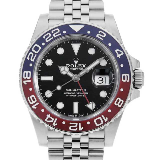 ROLEX GMTマスターⅡ 126710 純正ジュビリーブレス フル駒 極美品 新品)ROLEX ロレックス GMTマスター II 126710BLNR（商品ID