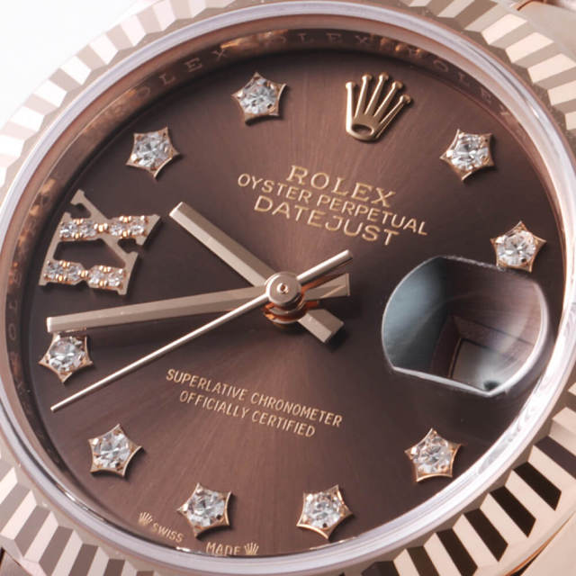 279175G チョコレートブラウン ROLEX（ロレックス）レディ