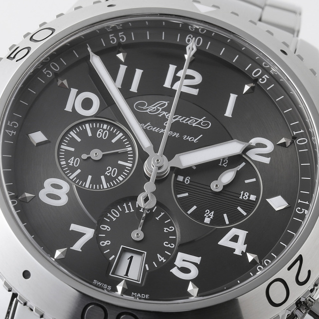 3810ST/92/SZ9 ブラック Breguet（ブレゲ）トランスアトランティック  