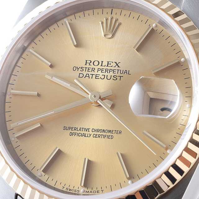 中古 ロレックス ROLEX 16233 E番(1990年頃製造) シャンパン メンズ  