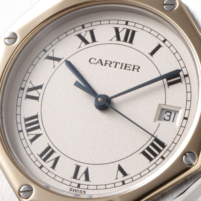 W2001583 ホワイト Cartier（カルティエ）サントスオクタゴン 中古  