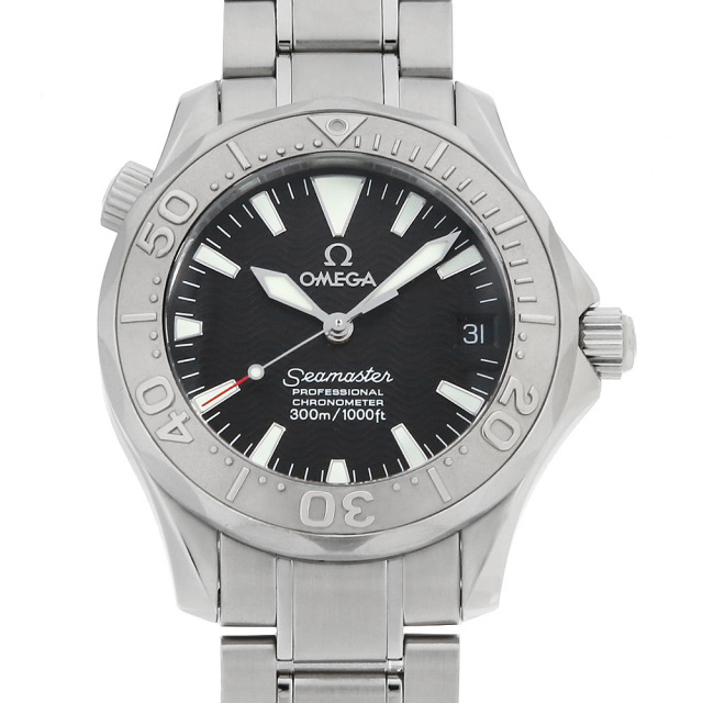 2236.50 ブラック OMEGA（オメガ）シーマスター プロフェッショナル300  