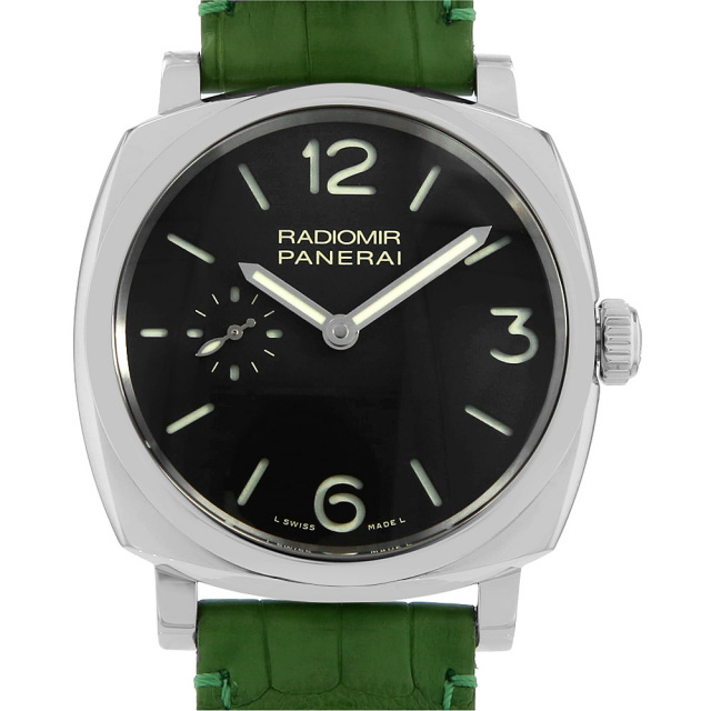 PAM00574 ブラック PANERAI（パネライ）ラジオミール 1940 スリー  