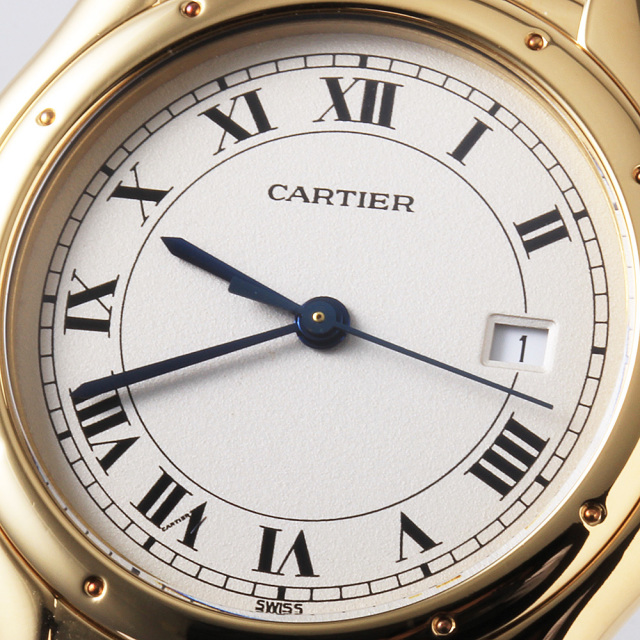 国内外の人気集結！ W3500453 アイボリー 中古 LM Cartier（カルティエ）クーガー パンテールドゥカルティエ