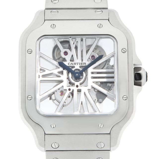 カルティエ Cartier サントスドゥカルティエ LM用 WHSA0015 スケルトン Cartier（カルティエ）サントス ドゥ