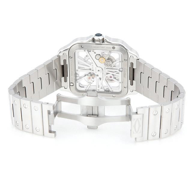 WHSA0015 スケルトン Cartier（カルティエ）サントス ドゥ