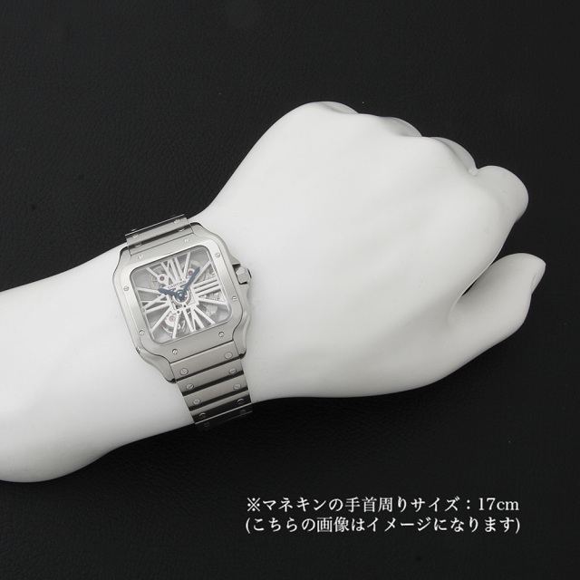 WHSA0015 スケルトン Cartier（カルティエ）サントス ドゥ