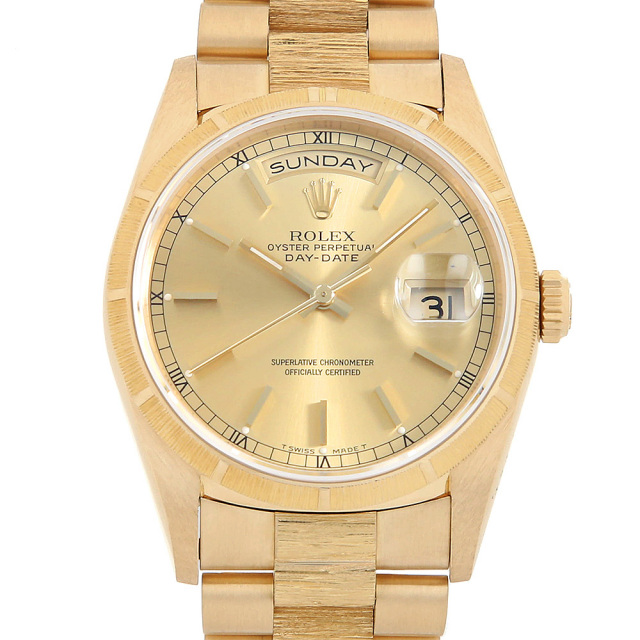 ルシェページ 天白】ROLEX ロレックス デイデイト カショロン バーク 18248