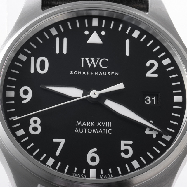 IW327001 ブラック IWC パイロットウォッチ マーク18 中古 | 高級 