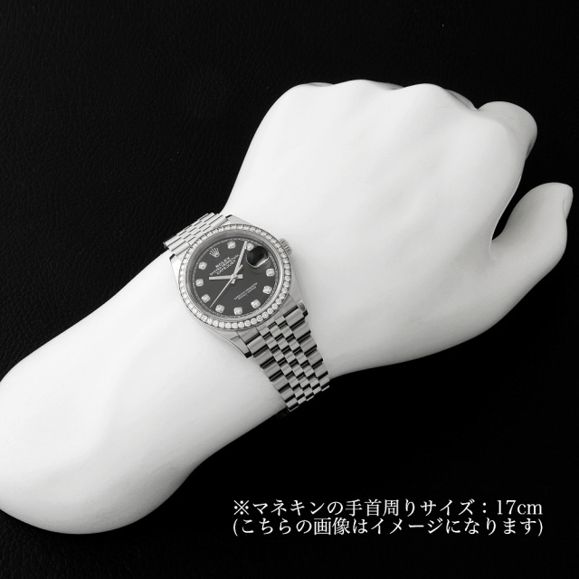 ぽてこ 126284RBR ブラック ROLEX（ロレックス）デイトジャスト36