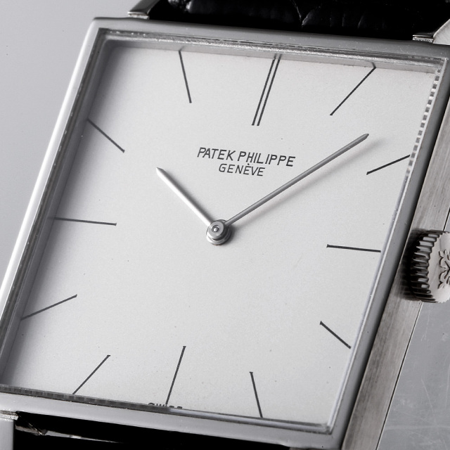 Patek Philippe steel watches　高級時計 3503G シルバー PATEK PHILIPPE（パテックフィリップ）スクエア