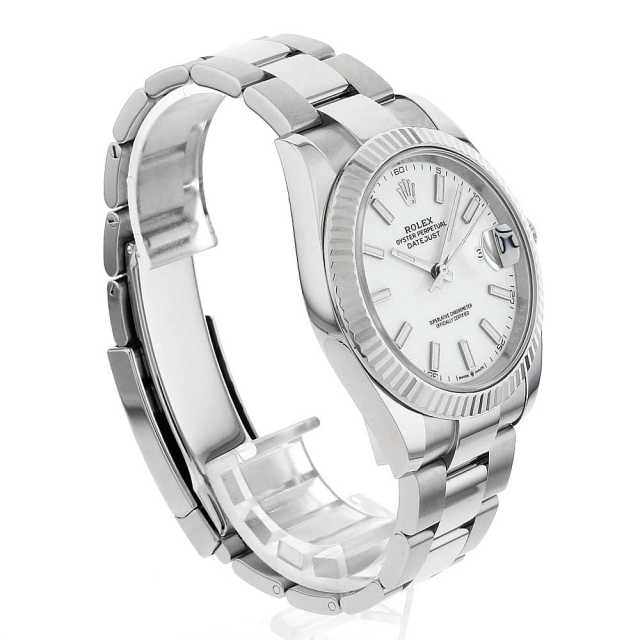 126334 ホワイト ROLEX（ロレックス）デイトジャスト41 中古