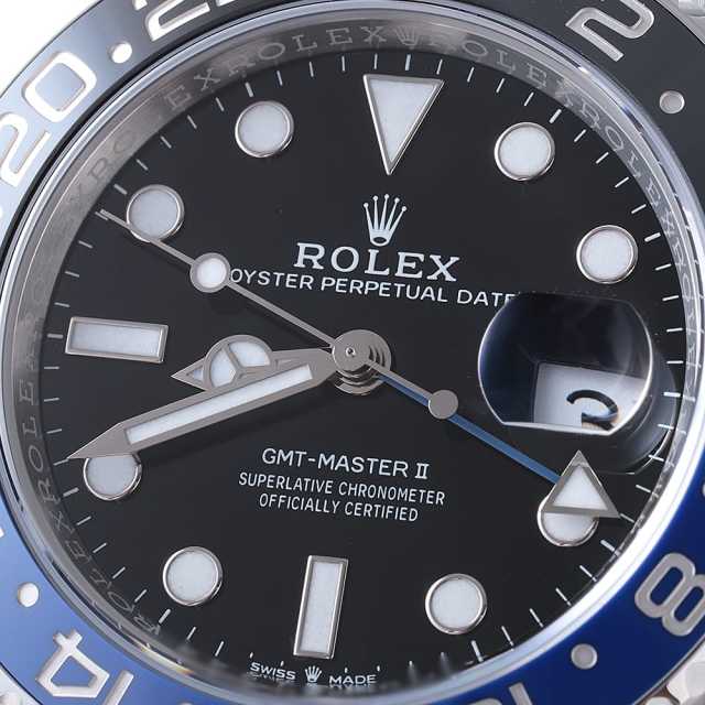美品純正 現行ロレックスジュビリーブレス M126710BLNR 126710BLNR ブラック ROLEX（ロレックス）GMTマスターII 中古
