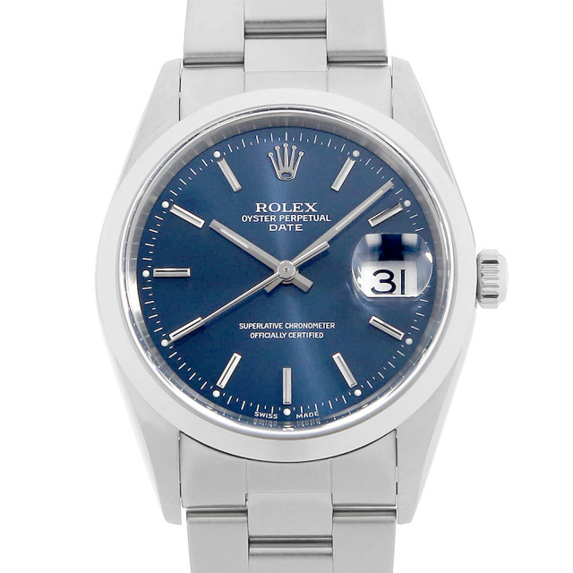 15200 ブルー ROLEX（ロレックス）オイスターパーペチュアル デイト  