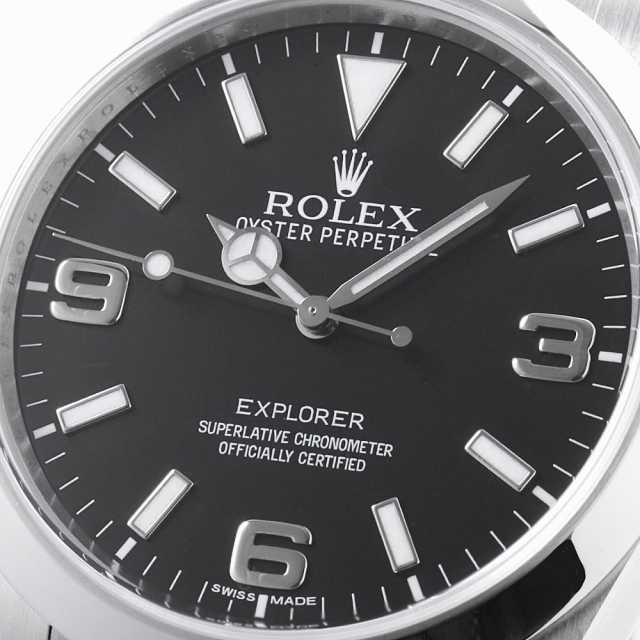 こゆ品 214270 ブラック ROLEX（ロレックス）エクスプローラーI 前期型