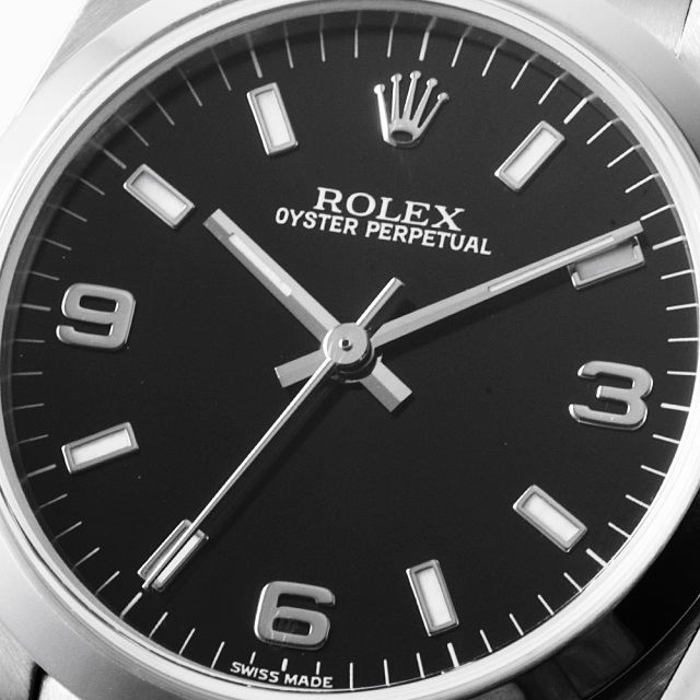 77080 ブラック ROLEX（ロレックス）オイスターパーペチュアル 中古 
