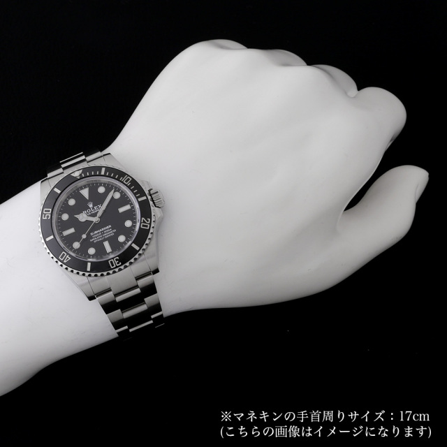 124060 ブラック ROLEX（ロレックス）サブマリーナ ノンデイト 中古  