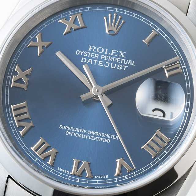 16200 ブルー ROLEX（ロレックス）デイトジャスト 中古 | 東京・大阪の