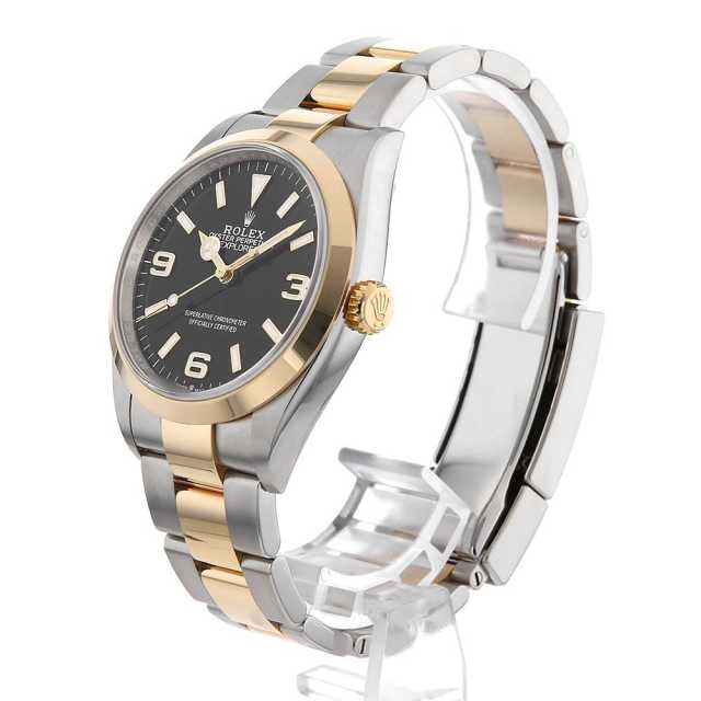 エクスプローラー 36 ウォッチ 124270 美品 【中古】 124270 ブラック ROLEX（ロレックス）エクスプローラー36 中古