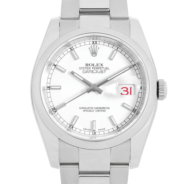 116200 ホワイト ROLEX（ロレックス）デイトジャスト 中古 | 東京  