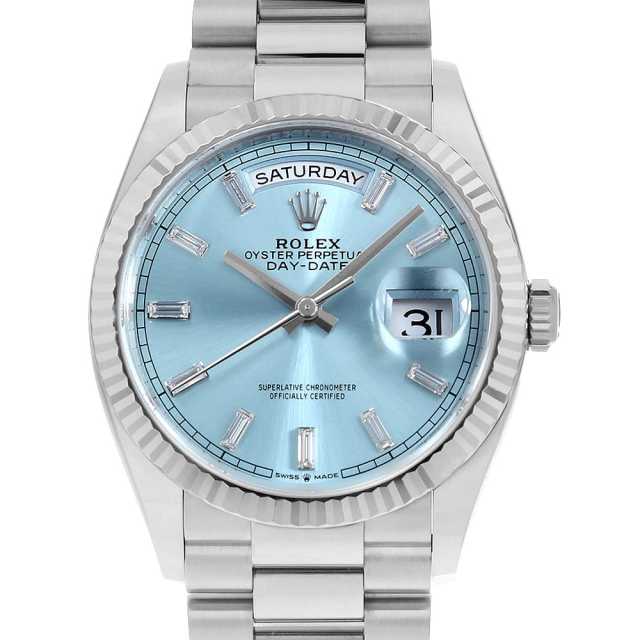 128236A アイスブルー ROLEX（ロレックス）デイデイト36 10P