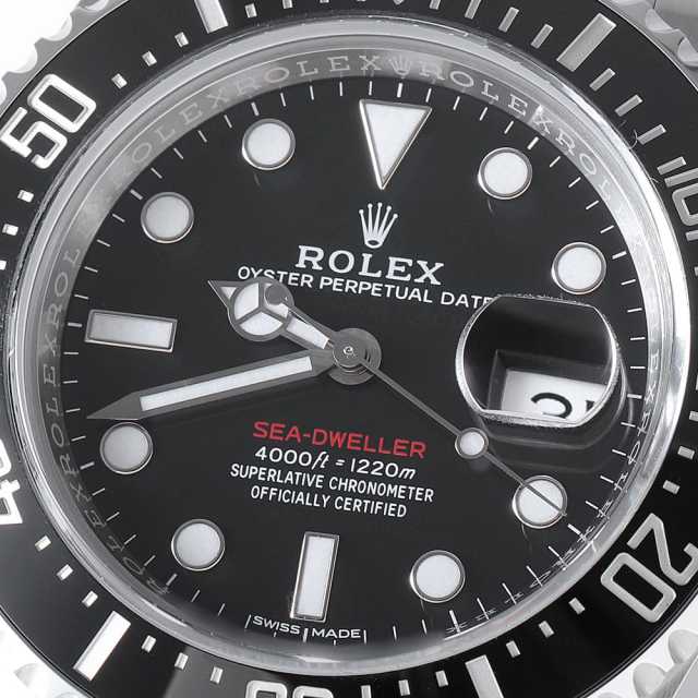 126600 ブラック ROLEX（ロレックス）シードゥエラー クラウン無し