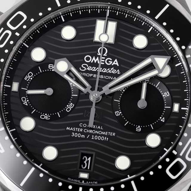 210.32.44.51.01.001 ブラック OMEGA（オメガ）シーマスター ダイバー