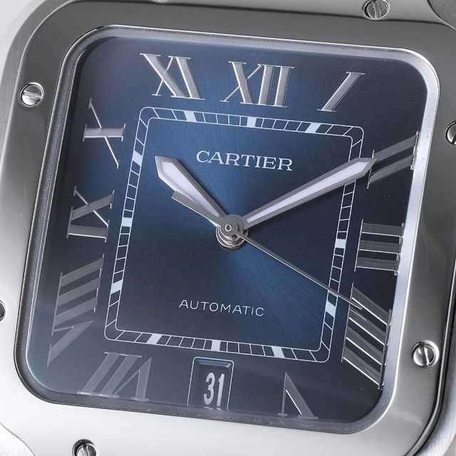 WSSA0030 ブルー Cartier（カルティエ）サントス ドゥ