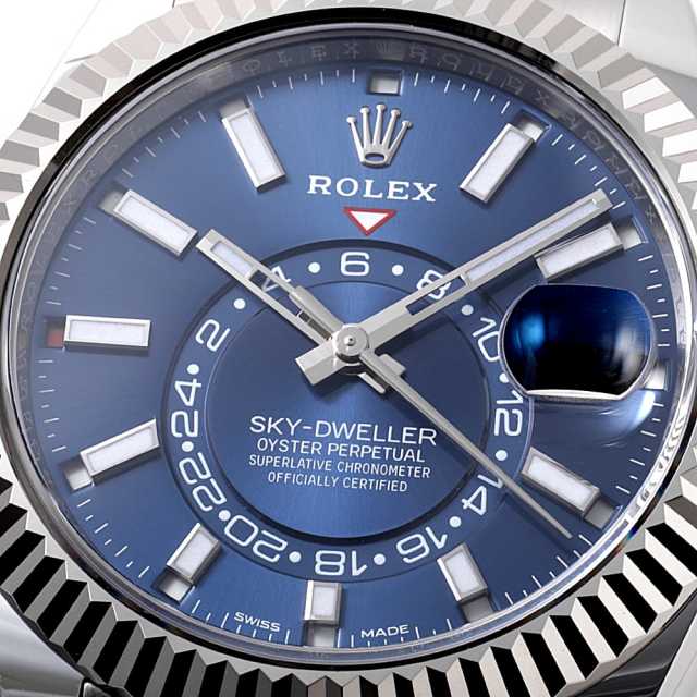 ロレックス コマ スカイドゥエラー 326934 326934 ROLEX（ロレックス） スカイドゥエラー ブライトブルー