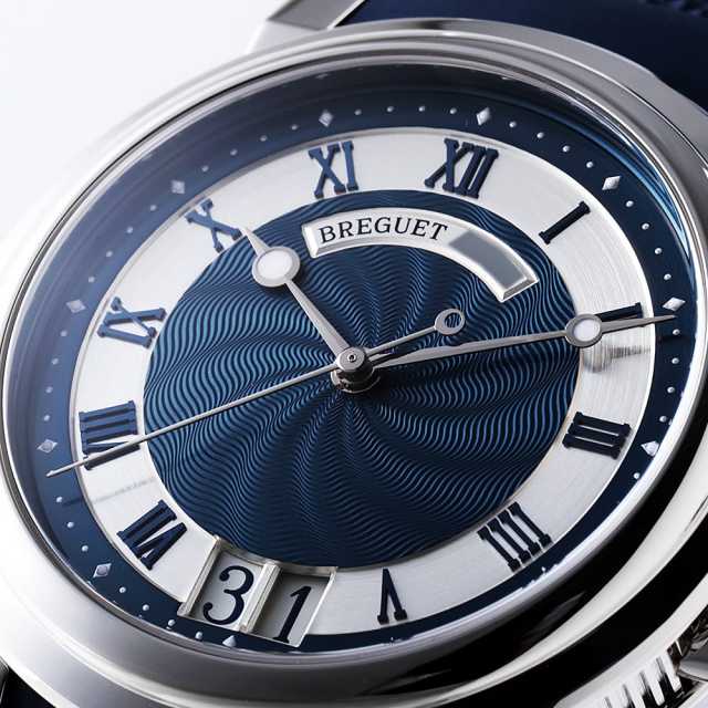 5817ST/Y2/5V8 ブルー Breguet（ブレゲ）マリーンIIラージデイト