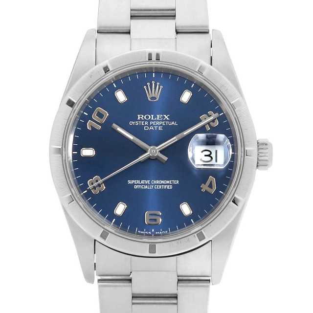 ロレックス ROLEX オイスターパーペチュアルデイトジャスト 15210 15210 ブルー ROLEX(ロレックス)オイスターパーペチュアル