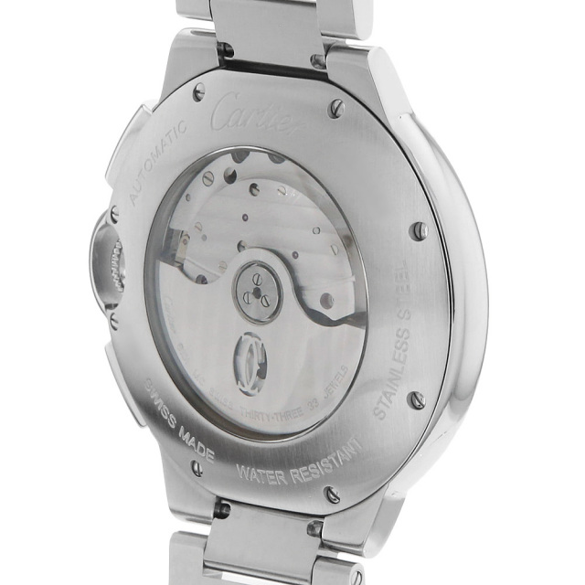 W6920025 ブラック Cartier（カルティエ）バロンブルークロノグラフ  