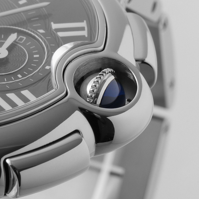 W6920025 ブラック Cartier（カルティエ）バロンブルークロノグラフ  