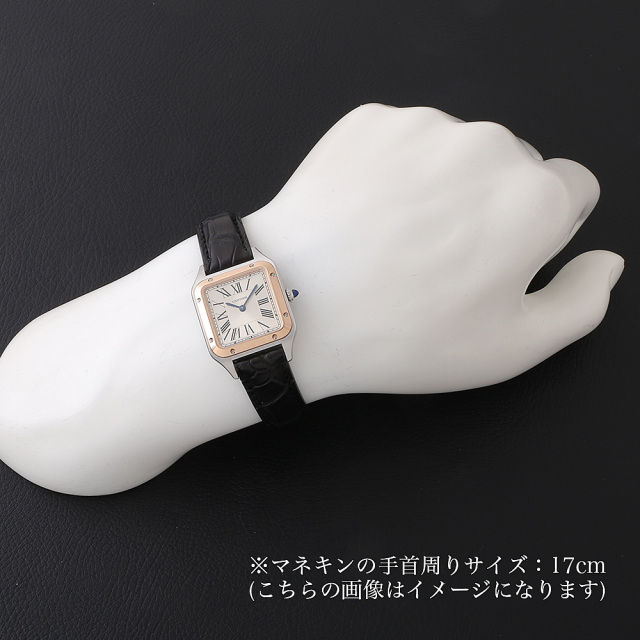 W2SA0012 シルバー Cartier（カルティエ）サントス デュモン SM 中古  