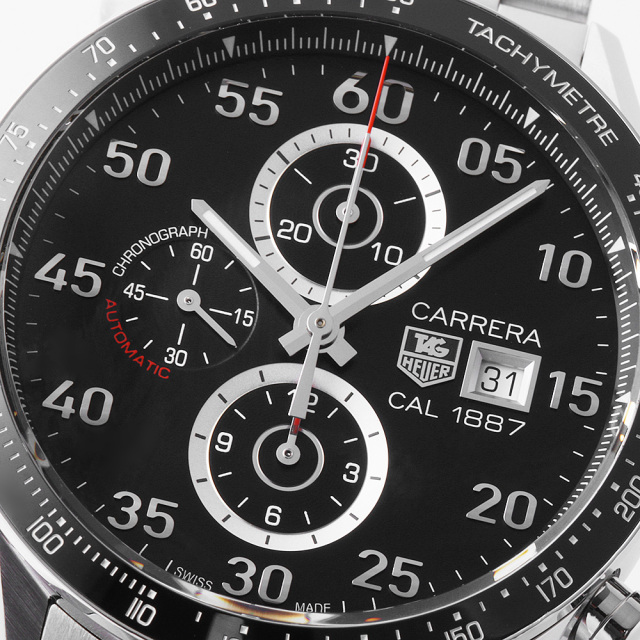 CAR2A10.BA0799 ブラック TAG Heuer（タグホイヤー）カレラ キャリバー 
