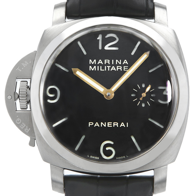 PAM00217 ブラック PANERAI（パネライ）ルミノールマリーナ ミリターレ 