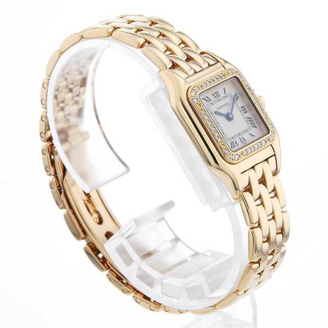 K18WG ベゼルダイヤ カルティエ ロンド ルイ カルティエ SM WR000251  