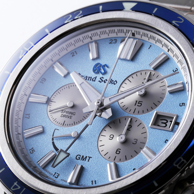 グランドセイコー エボリューション9 スプリングドライブ GMT クロノグラフ SBGC261 中古 メンズ