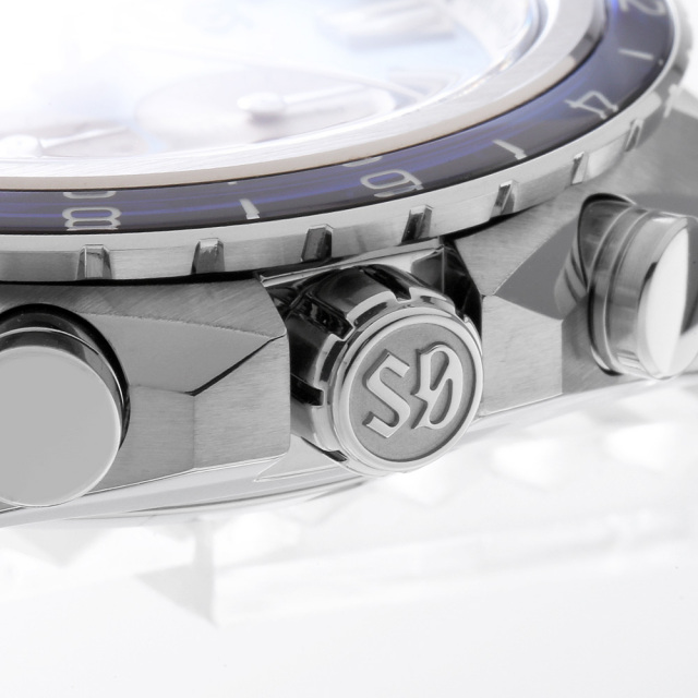 グランドセイコー エボリューション9 スプリングドライブ GMT クロノグラフ SBGC261 中古 メンズ