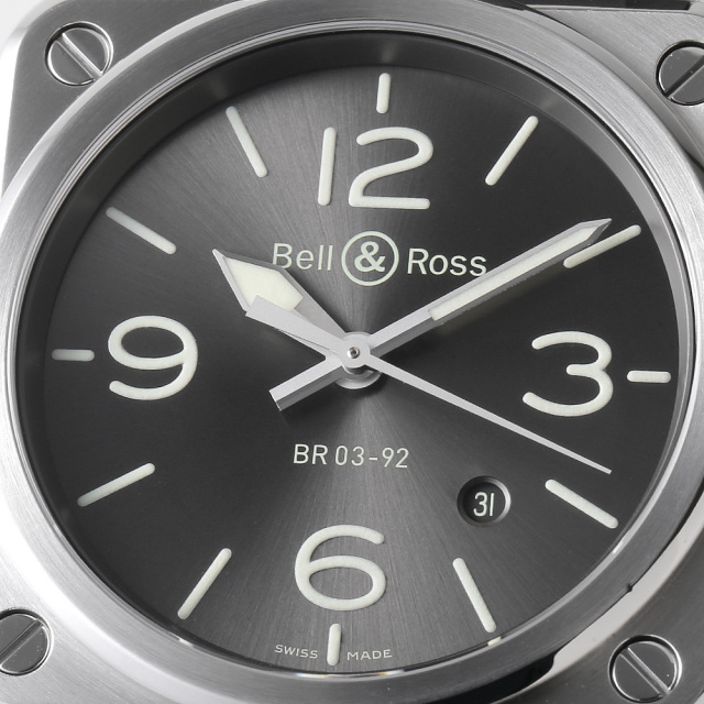 BR03-92-S グレー Bell&Ross（ベル＆ロス）BR03-92 STEEL 中古 | 東京