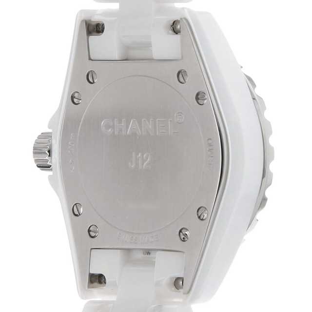 H1628 ホワイト CHANEL（シャネル）J12 白セラミック 12Pダイヤ