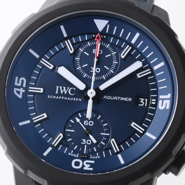 IW379507 ブルー IWC アクアタイマー クロノグラフ ローレウス  